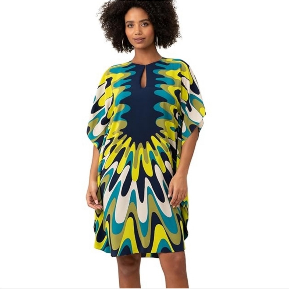 Trina Turk Global 2 Kaleidoscope Caftan dress